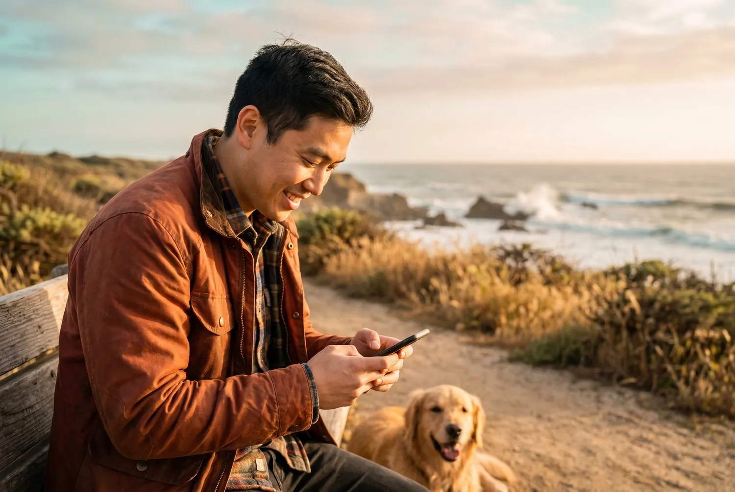 a calm, sunlit moment at home in California, supported and at ease a calm, sunlit moment at home in California, supported and at ease